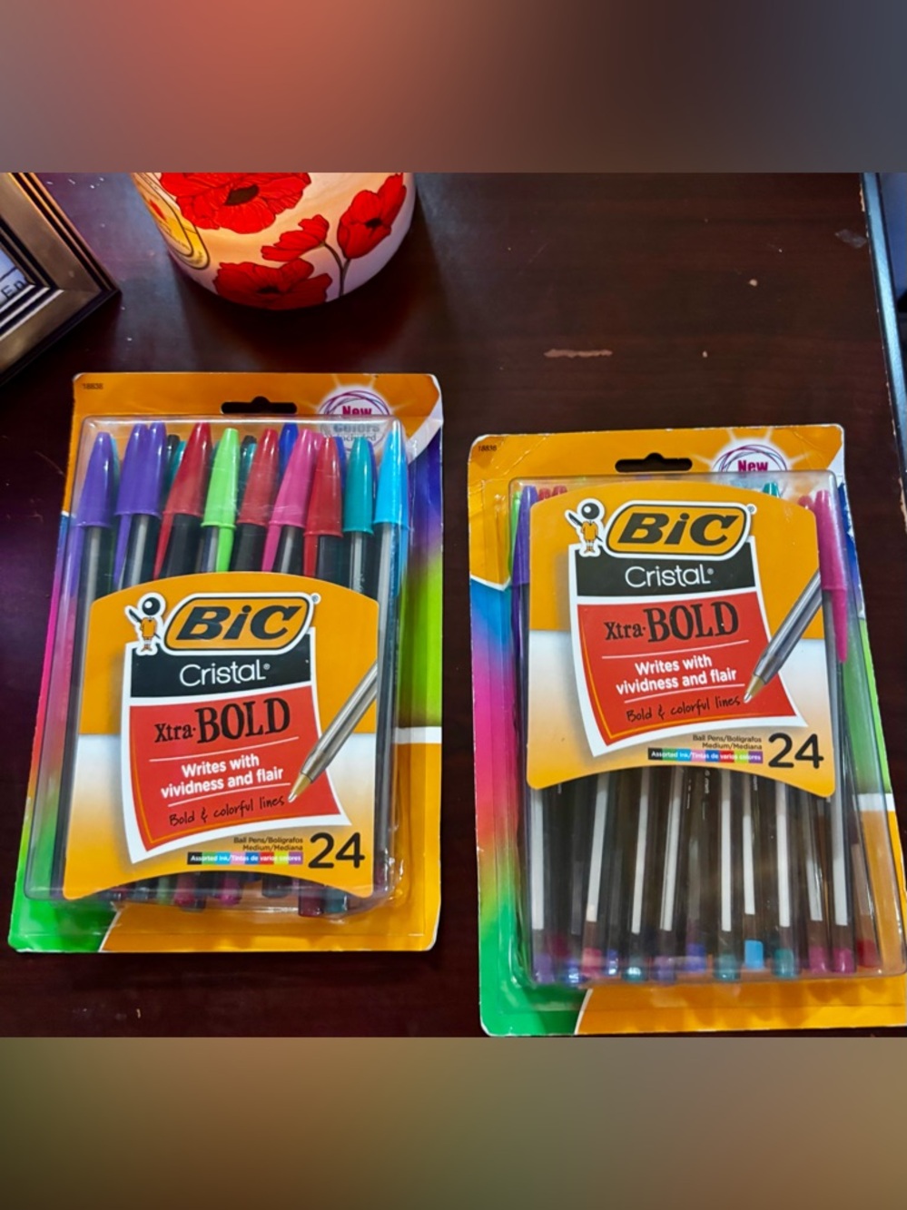 BIC Cristal Xtra-BOLD 24-Pack Assorted Color Ballpoint Pens